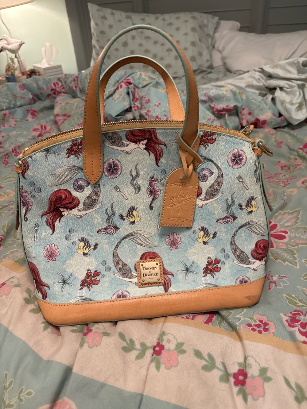 Dooney & Burke Little Mermaid Sachel purse - Picture 1 of 1